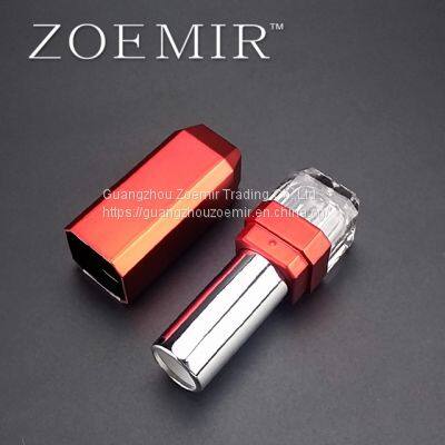 High Quality Cosmetic Packaging Empty Luxury Crystal Lipstick Tube photo-3