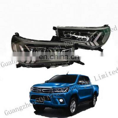 led headlight for hilux revo 2015 - 2020 4x4 headlight car headlamp