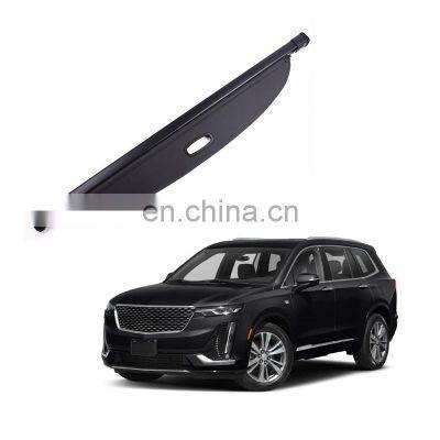 Waterproof Rear Trunk Security Shielding Shade Retractable Cargo Cover For Cadillac Xt6 2020 2021 Accessories