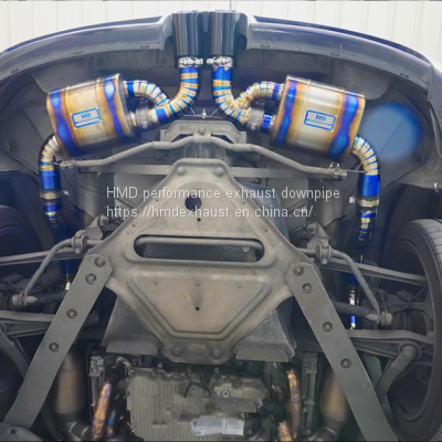 Titanium Alloy Exhaust Pipe With Manifold Full Set for Porsche Cayman 981 Auto Modification Electronic Valve Whatsapp008613189999301 photo-4