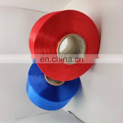 China Factory Supply Trilobal Bright LOW MOQ Dope Dyed Fdy High Tenacity Polyester Yarn