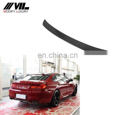 Modify Luxury 6Series F12 F13 Carbon Fiber Roof Window Spoiler for BMW F06 M6 Gran Coupe 2012-2019