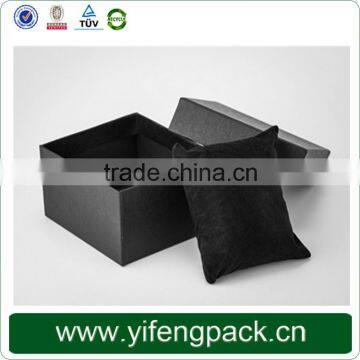 Handmade With Pillow Inside Paper Black Single Watch Box,Watch Gift Box photo-5
