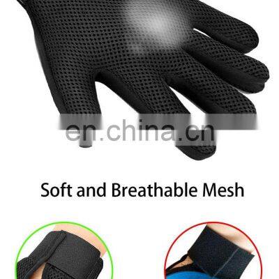HY Dog Grooming Glove Removes Hair Pet Accessories Cat Brush for Animals With Breathable Hand Back photo-2