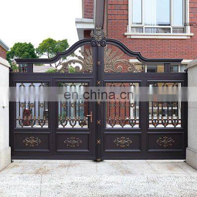 Villa Wrought Iron Main Doors Designs Electric Sliding Driveway Gates