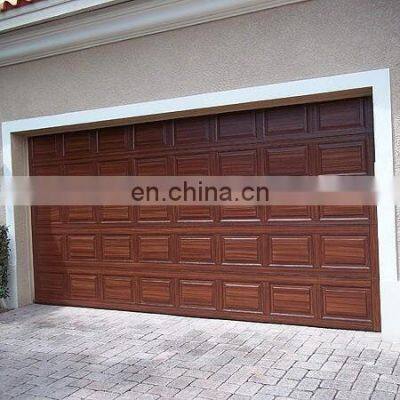 electric  aluminum  wood veneer tilt up garage doors panels