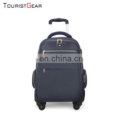 Wholesale Durable Waterproof Travel Oxford high capacity laptop travel trolley backpack