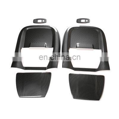 Auto Parts 20-21 for Land Rover Defender Seat Back Trim Panel ABS Carbon Fiber Pattern 6-Piece Set