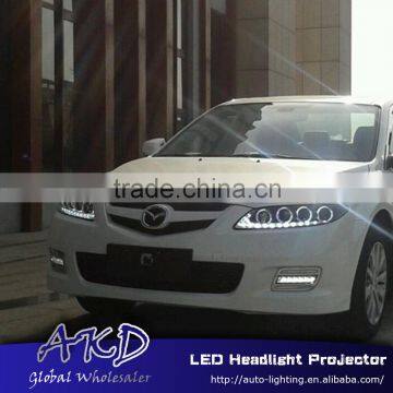 AKD Car Styling for Mazda 6 LED Headlights A-Type 2004-2013 Mazda6 LED Head Lamp Projector Bi Xenon Hid H7 photo-6
