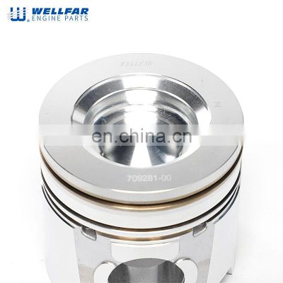 Diesel engine custom piston and clamp 107mm 4939181/5336105/4376349 for cummins auto parts