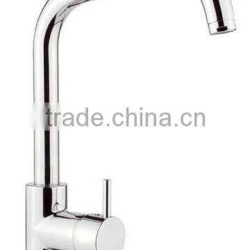 Single handle single hole kitchen mixer with swivel high tube spout/Single lever kitchen mixer with swivel tube spout