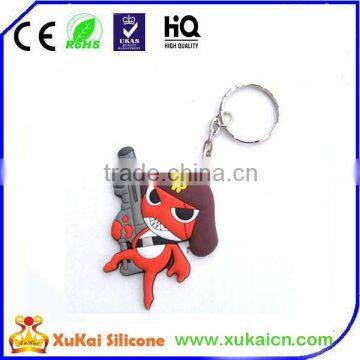 Top quality soft pvc keychain