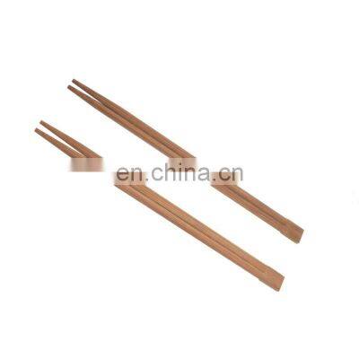 Disposable Carbonized Twins Bamboo 23CM Chopsticks With Customized Open Paper Sleeve