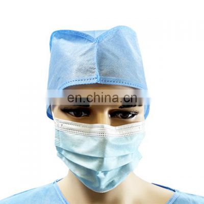 PP Non Woven Hospital Doctor Disposable Medical Caps Surgical cap