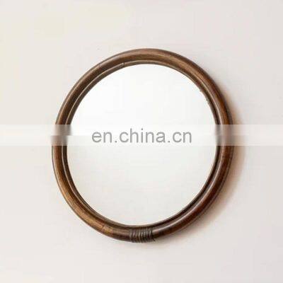 High Quality Mid Century Decorative Wicker Round Mirror, Vintage Rattan Mirror decoration WHolesale made in Vietnam