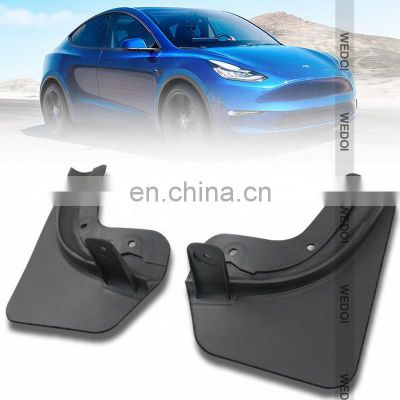 2022 Original  Toughness Car Mudguard for Tasla modelY  All Weather  Waterproof Car Accessories Body Kit Mudflaps