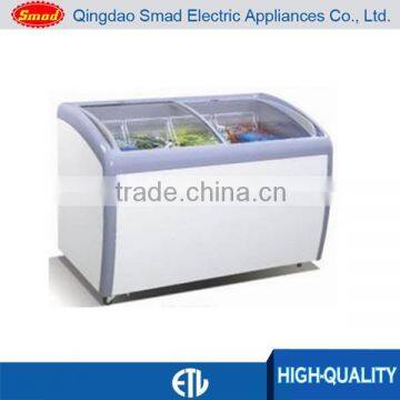 ice cream freezer with ETL glass door freezer display for ice cream