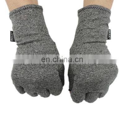 Half Finger Cotton Compression Arthritis Gloves photo-2