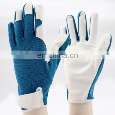 Wholesale Cheap Household Wear Resisting Sheepskin Leather Working Safety Gardening Gloves For Women