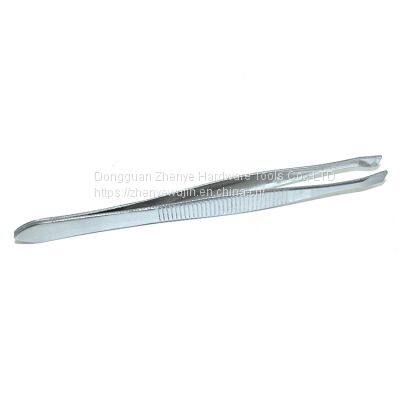 Oblique Head Eyebrow Clip, Small Tweezers, Hair Removal Forceps, Eyebrow Trimming Clip, False Eyelash Clip, Hair and Beard Tweezers, Beauty Makeup Tools photo-2