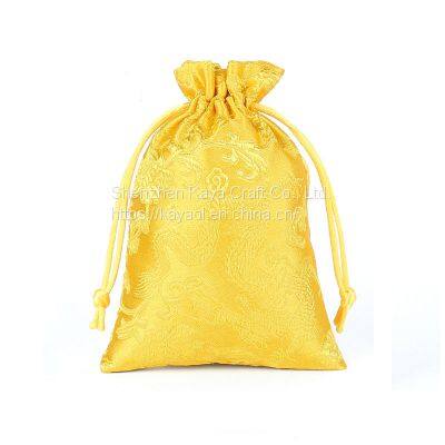 Custom Super Personalize Bag Satin Silk Drawstring Bag