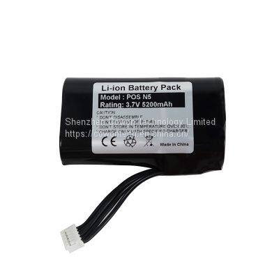 ODM NEW 3.7V Li-ion 5200mAh Rechargeable Lithium ion Battery for Nexgo GX02 N3 N5 N86 POS Terminal