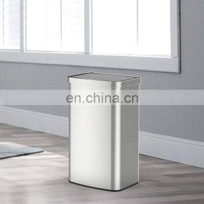 50L Intelligent Waste Street Smart Trash Stainless Steel 410 Garbage Kitchen Rubbish Sanitary Sensor Bin photo-2