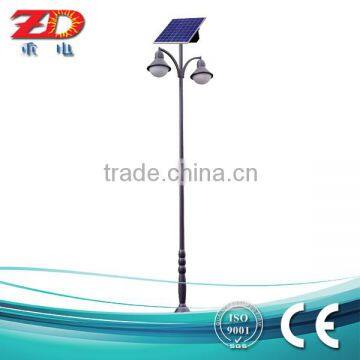 Solar power LED park hotel hospital villa garden lamp 2014 design, hot sale with CREE high quality LED source(ZD-TYD-09)