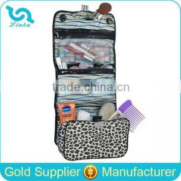 Fashion Leopard Travel Toiletry Kit Hotel Toiletry Kit With Detachable Organizer