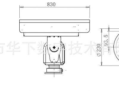 Triaxial Image Stabilization Trispectral PTZ Thermal Imaging Laser Illumination Visible Integrated Night Vision PTZ Camera photo-2