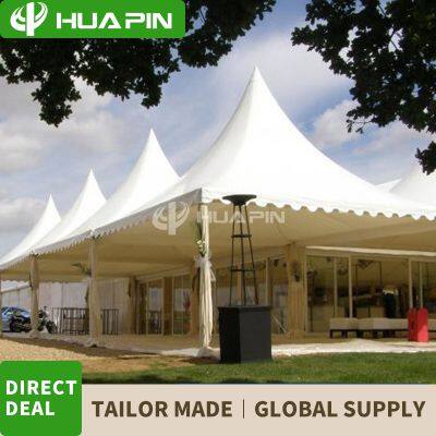 2024 Hot Sale 3x3m Wedding Marquee Party Fair Banquet Restaurant Outdoor Catering Aluminum Alloy PVC Gazebo Tent Pagoda