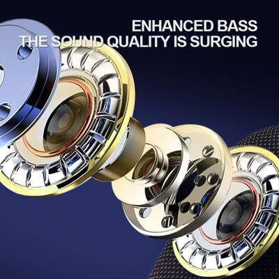 Latest Hot Sale TWS Bass Outdoor Mini Portable Waterproof Wireless Sport Bike Bocinas Bluetooth Speaker With Custom Logo photo-3