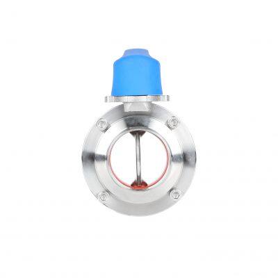 SS304 Multi-Position Sanitary Stainless Steel Butterfly Valve