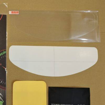 Super Clear Vision Outer Using Helmet Film With UV Protection and Anti Scratch OEM Design Pack photo-3