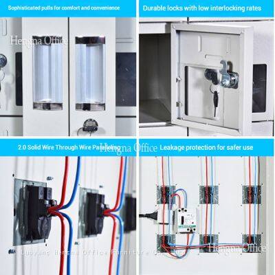 24 Slots Cellphone Locker Charging Station-EWDC251|Electrical Safety & Acrylic Windows-Visual Classroom Phone Management in High Schools -OEM/ODM photo-4