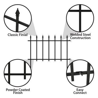 Entwickelt für Null Wartung | Dieser verzinkte Stahlzaun garantiert jahrelang wartungsfreies Funktionieren photo-4