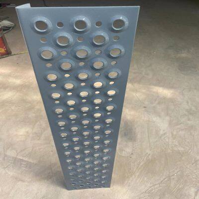 Perforated Mesh Walkway Stair Treads Work Platforms Stainless Steel Wire Punching Metal Plank Grating Sheets Custom Cutting photo-4