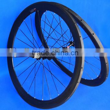 Full Carbon 700C Road Bike Bicycle Tubular Wheelset 50mm FLX-WS-TW05