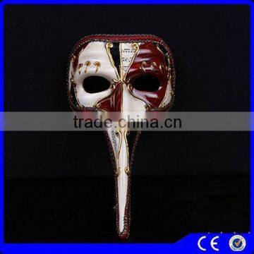 Custom new innovative products Long nose Venice party mask