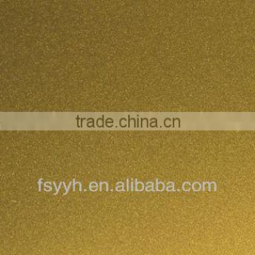 Gold bead blast Stainless Steel Plates