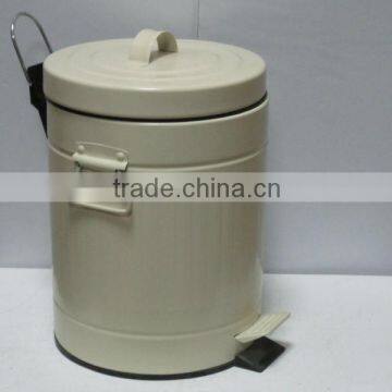 stainless steel step bin rubbish bin with pedal