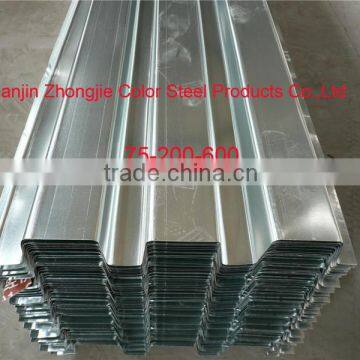 Corrugated galvanized coated steel deck sheet