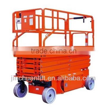 battery powered hydraulic electric aerial self-propelled scissor lift table