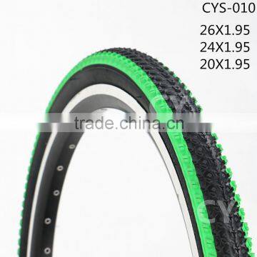 Factory Price Bicycle Color Shoulder Tire 26X1.95