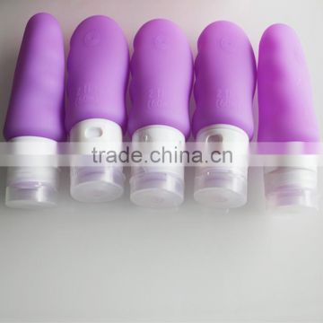 Leak-proof Hotel Shampoo Container Silicone Travel Tube Squeeze Bottle