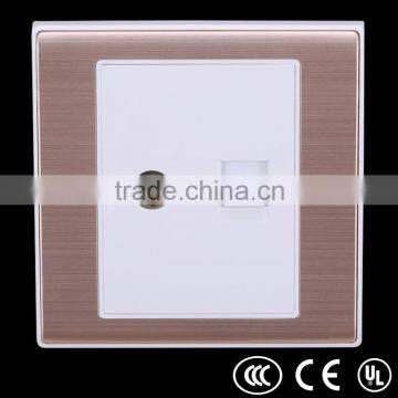 Wall mounted TV socket, computer socket,satellite socket