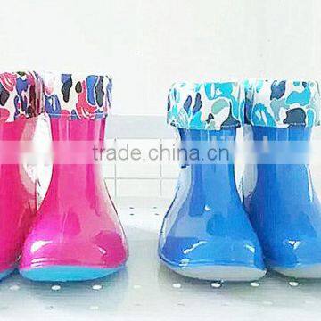 2015Fashion Shoes Pikou Barreled Boots Slip Water Shoes Boots Children photo-2