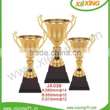 2014 professional custom sport metal big trophies cup