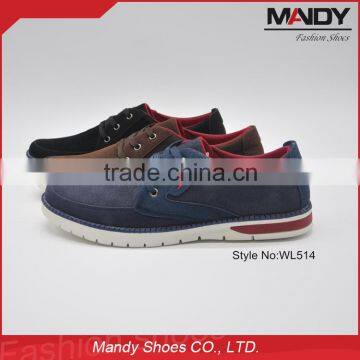 China alibaba latest comfortable pu men casual shoes wholesale