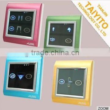 zigbee smart touch screen switch in home automation system